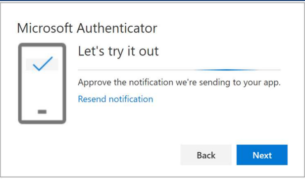 Microsoft Authenticator App — Step Ten
