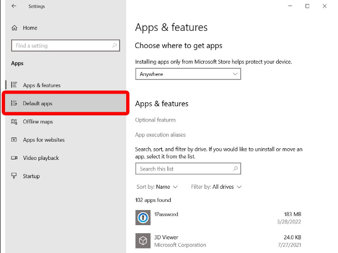 Change Default Browser — screenshot 3
