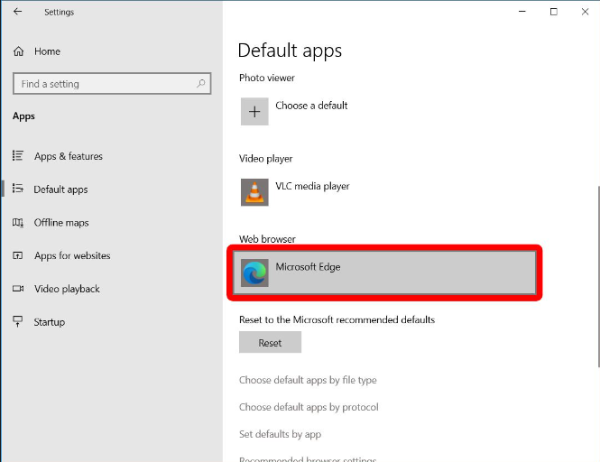 Change Default Browser — screenshot 4